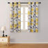 MYSKY HOME Printed Blackout Curtains for Bedroom 63 Inch Length,Thermal Insulated Grommet Room Darkening Curtain Panels for Living Room,42" W x 63" L,Yellow, 2 Panels