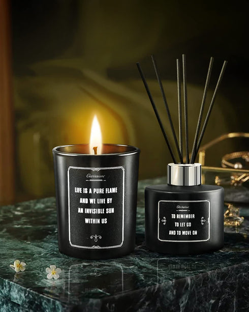 Birthday Gifts for Men Boyfriend Brother Dad Him, Scented Candle and Reed Diffuser Gift Set for Men, Relaxation Gifts for Him Husband Boyfriend, Housewarming Gift, Candles for Home Scented Mens Gifts