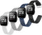 Faychey Sport Bands Compatible with Fitbit Versa 2/Fitbit Versa for Men Women, 4 Pack Breathable Silicone Replacement Straps Compatible with Fitbit Versa/Versa SE Black Blue Gray White Large