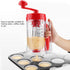 Pancake Batter Dispenser - Hand-held Manual Pancake & Cupcake Mixer and Batter Dispenser Blender Machine Baking Tool, for Cupcakes, Waffles, Muffin Mix, Crepes, Cake or Any Baked Goods