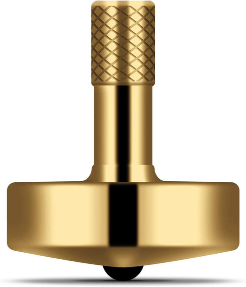 DjuiinoStar Spinning Top (AVG 5-8 Minutes), CNC Machined from Solid Brass, High Precision Desk Toy, Waste Your Time Efficiently DST-805