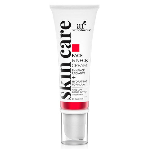 artnaturals Face & Neck Firming Cream - Anti Aging Moisturizer for Neck & Décolleté - For Tightening & Lifting Sagging Skin - Antiwrinkle, Reduces Fine Lines w/ Vitamin C & Hylauronic Acid - 1.7 Fl