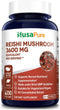 Reishi Mushroom Extract 3600 mg 200 Veggie Caps (Vegan, Non-GMO & Gluten-Free)