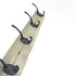 Wall Mounted Coat Rack,Sageme Wooden Entryway Vintage Rustic Coat Rack Hat Hanger Rack Zinc die-cast 4-Hook Rail for The Entryway, Bathroom, Bedroom, Kitchen, Mudroom Pinewood Alloy 4-Hook