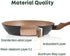 Ecowin Small Frying Pan Nonstick Skillet, Granite Coating Omelette Pan, Oven Safe Skillet Pan with Keep Cool Handle, PFOA Free, Suitable for All Stoves, 8 Inch