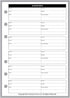 Reason Status Change Date Issue Description A6 Size Name & Address Insert, for 6-ring Binders with Pages 4.1" x 5.8" (105mm x 148mm). Center holes spaced 1.5” (38mm). THIS IS EUROPEAN A6 SIZE