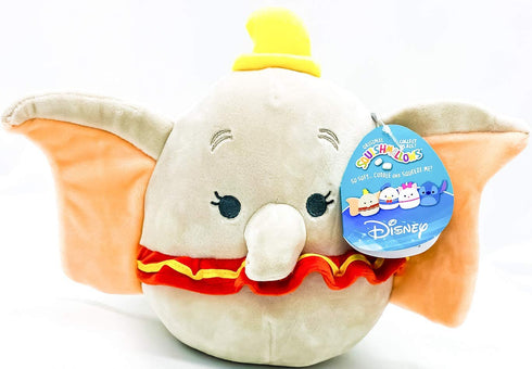 Disney Squishmallow Dumbo 8? Kelly Toys Super Soft Stuffed Plush Toy Pillow