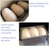 Loaf Pan Bread Toast Mold Deep loaf Pancorrugated Non Stick Gold Aluminum Alloy No lid included (8.26X4.7X4.3INCH)