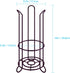 Metal Free Standing Toilet Paper Holder Stand with Storage for 3 Rolls of Toilet Tissue for Bathroom, Bronze