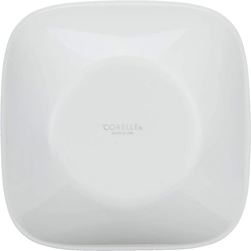 Corelle Square Pure White 1-Quart Bowl Set (2-Piece)