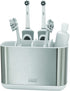 Joseph Joseph EasyStore Stainless-Steel Toothbrush Holder Bathroom Storage Organizer Caddy, Large