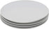 Everyday White by Fitz and Floyd Coupe 7.75 Inch Salad Plates, Set of 4