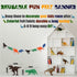 Dinosaur Party Decorations, Dinosaur Birthday Party Supplies for Boys Girls, Dino Party Decorations with Jurassic Park Themed, Godzilla T Rex Balloons, ROAR for Kids first, 2, 3, 4 year old (GOLD)