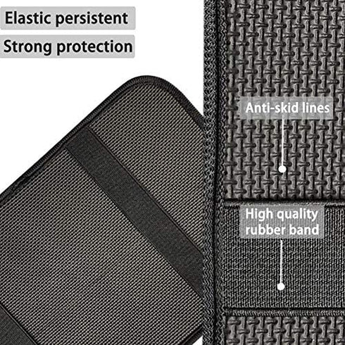 Buybai Skull Center Console Armrest Cover Pad Universal Fit Soft Comfort Center Console Armrest Cushion for Car, Funny Car Armrest Cover