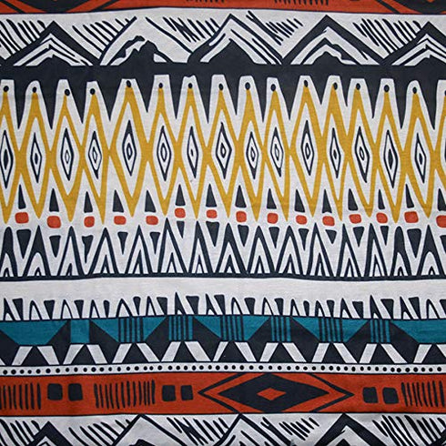 Evolve Wrap Scarf - Tribal Print MULTI-COLORED
