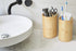 365Home Bamboo Silverware Organizer Flatware Utensil Caddy Bamboo Utensil Holder Wooden Cutlery Holder with Bamboo Tray for Kitchen Countertop Farmhouse (Not Icon)