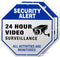 Video Surveillance Signs Outdoor - 10" x 10" Aluminum Rust Free Security Signs for Property, Metal Warning Sign for Home Business CCTV Security Camera - 2 Pack/Blue