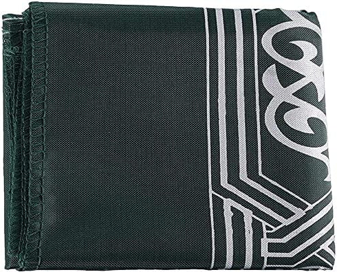 Hitopin Travel Prayer Mat, 60cm*100cm Praying Rug, Portable Polyester Prayer Rug with Compass, Islamic Waterproof Prayer Mat, Muslim Prayer Mat, for Ramadan Gifts, Islamic Prayer (Green)