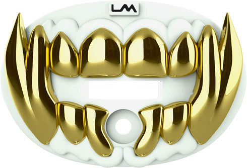 Loudmouth Football Mouth Guard | 3D Beast Chrome Adult and Youth Mouth Guard | Mouth Piece for Sports | Maximum Air Flow Mouth Guards
