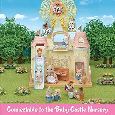 Calico Critters Baby Ferris Wheel, Dollhouse Playset with Toy Poodle Figure Included