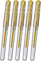 Uni Ball Signo Gel Ink Pens -Medium Point 1.0mm-Gold Ink-value Set of 5