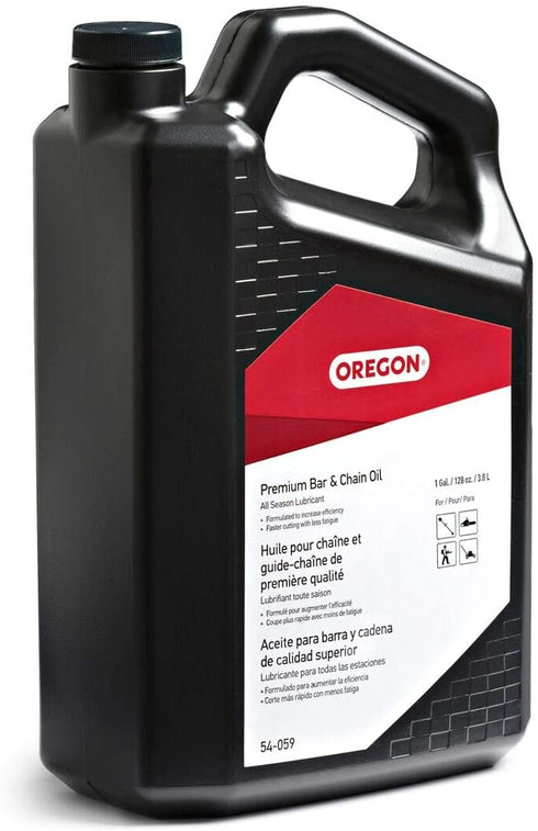 Oregon Chainsaw Bar and Chain Oil, 1 Gallon Bottle (128 fl.oz / 4500 ml) (54-059)