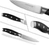 Linoroso Paring Knife 3.5 inch Small Kitchen Knife with Elegant Gift Box, Sharp Forged German Carbon Stainless Steel Fruit Knife, Full Tang, Ergonomic Handle-Classic Series