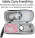 Vive Precision Stethoscope Hard Case - Protective Carry Cover with Handle - Travel Holder for Sphygmomanometer - Fits Vive Precision 3M Littmann Classic III, Lightweight II S.E, MDF Acoustica Deluxe
