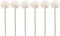 MAGT Artificial Silk Flower, 6Pcs Beautifully Artificial Dandelion Balls for Home Wedding Decor(White)