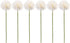 MAGT Artificial Silk Flower, 6Pcs Beautifully Artificial Dandelion Balls for Home Wedding Decor(White)