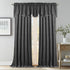 Blackout Scalloped Velvet Curtains Valance - Elegant Home Decor Rod Pocket Top Tier Curtains Thermal Insulated Energy Efficient Drapes for Kitchen / Basement, Grey, W52 x L18-inch, 1 Panel