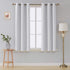 Deconovo Room Darken Curtain Thermal Insulated Blackout Drape Grommet Curtain for Living Room Star White 42x63 Inch 1 Panel