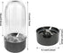 Blender Replacement parts 2pack 16oz Cups with Cross and Flat Blade Combination, Plus Four Sealing Rings?Compatible with Magic Bullet Blender Juicer 250W MB-1001