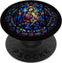 Blessed Virgin Mary and Jesus Stained Glass Design PopSockets PopGrip: Swappable Grip for Phones & Tablets
