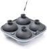 Samuelworld Ice Cube Trays - Jumble Big Cubes & 2.5 inches Large Sphere Ice Mold Combo for Whiskey and Cocktails, Keep Drinks Chilled (Grey)