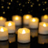 Homemory 2X Battery Capacity Timer Tea Lights, Flameless Flickering LED Tea Lights Battery Operated, 12-Pack, Warm White, 1.57'' D x 1.37'' H, Ideal for Home Decor and Gifts Choice