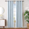 Amazon Basics Room Darkening Blackout Window Curtains with Grommets - 42 x 96-Inch, Light Gray, 2 Panels