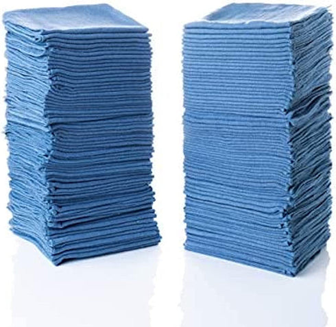 Simpli-Magic 79185 Shop Towels 14?x12?, Blue, 100 Pack