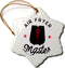 3dRose Snowflake Ornament - I Love My Air Fryer Master Foodie - 3-inches (ORN_339135_1)