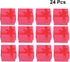 HEMOTON 24pcs Gifts Box Set Jewelry Gift Boxes Cardboard Jewelry Boxes Rings Pendants Earring Necklaces Boxes for Anniversaries Weddings Birthday Red