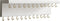 SANY DAYO HOME Jewelry Organizer with 24 Hooks and Cosmetics Shelf, 12 x 3 x 4 inches Wall Mounted Rustic Pine Wood Holder for Necklaces and Bracelets, Suitable for Kids and Adults (Retro White)