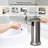 Hanamichi Automatic Soap Dispenser,Touchless Soap Dispenser Equipped Stainless Steel w/Infrared Motion Sensor Waterproof Base Adjustable Switches Suitable for Bathroom Kitchen Hotel Office