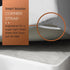 Empyrean Bedding Fitted Sheets - Bottom Sheets for King Size - from 14 Inches Up to 16 Inches Deep Pocket Fitted Sheets - Fitted Bed Sheets Only (King Silver Light Gray)