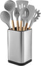 Stainless Steel Kitchen Utensil Holder, Kitchen Caddy, Utensil Organizer, Modern Rectangular Design, 6.7? by 4? (utensils not included)