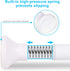 Shower Curtain Rod Tension No Drill, Spring Tension Rod for Windows, Stainless Steel Curtain Rod Adjustable 26-47 Inches, Tension Shower Rod for Bathroom, Kitchen, Window, Closet, Doorway, White