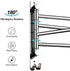 Lonffery Towel Rack for Bathroom, 4-Arm Black Wall Mounted Towel Rack, Outdoor Towel Rack for Hot Tub, Pool, Towel Hanger Space Saving.