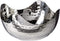Elegance Hammered 6-Inch Stainless Steel Bowl, 6" x 6" x 3"