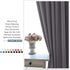 PONY DANCE Curtains 45 inch Length - Double Panels Back Tab & Rod Pocket Thermal Insulated Short Blackout Drapes for Kitchen Bedroom, 52" x 45" Per Panel, Dark Grey, 2 Pieces
