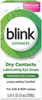 Blink Contacts Lubricating Eye Drops, .34 oz. (2 Count)