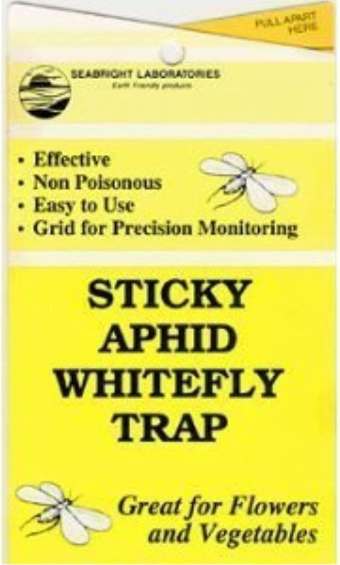 Yellow Sticky Aphid Whitefly Trap Pack of 15